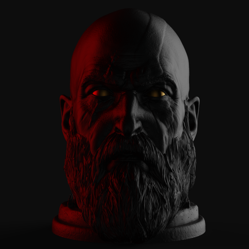 God Of War - Head Bust