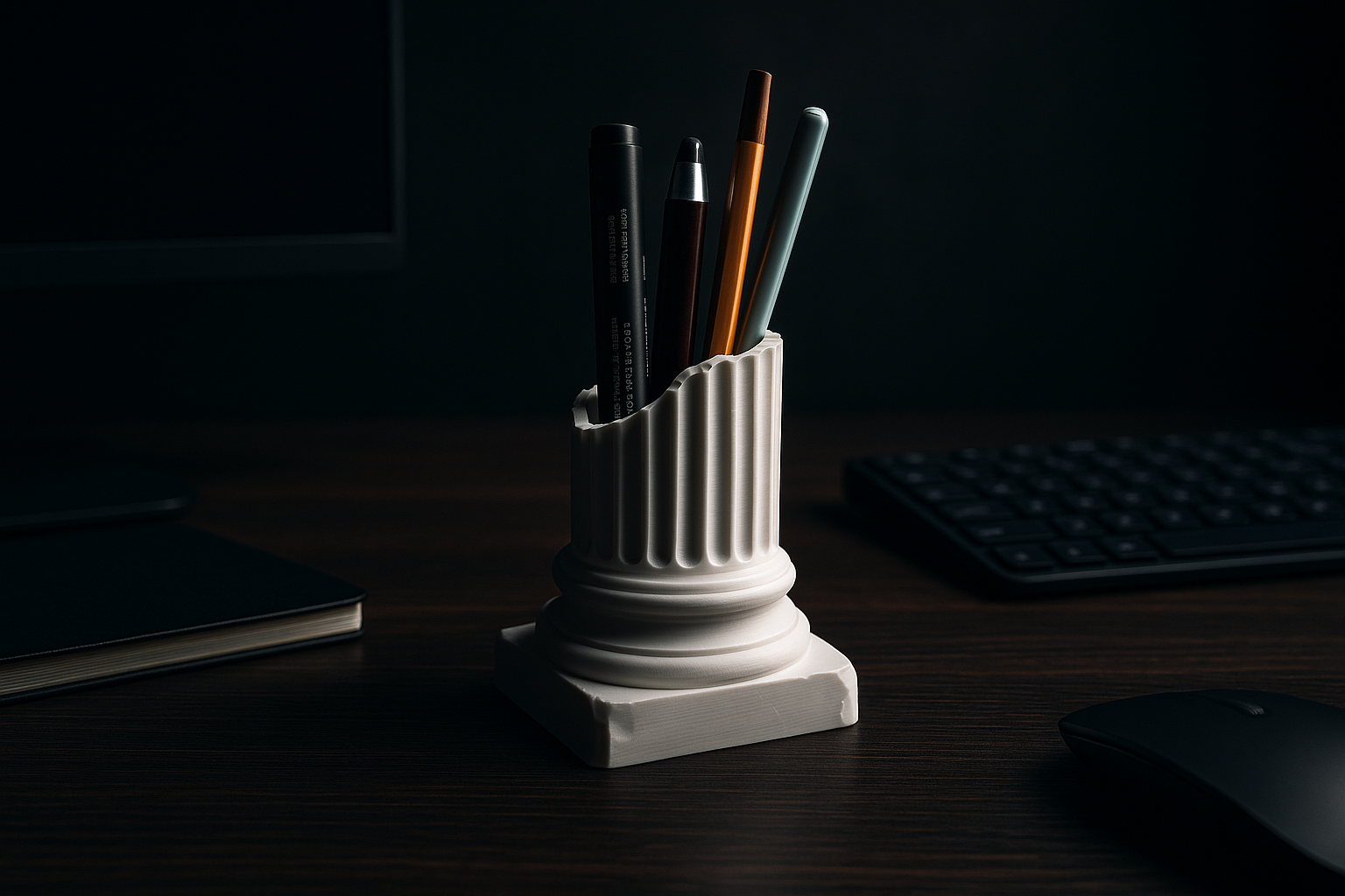 Roman Pillar Pen Stand