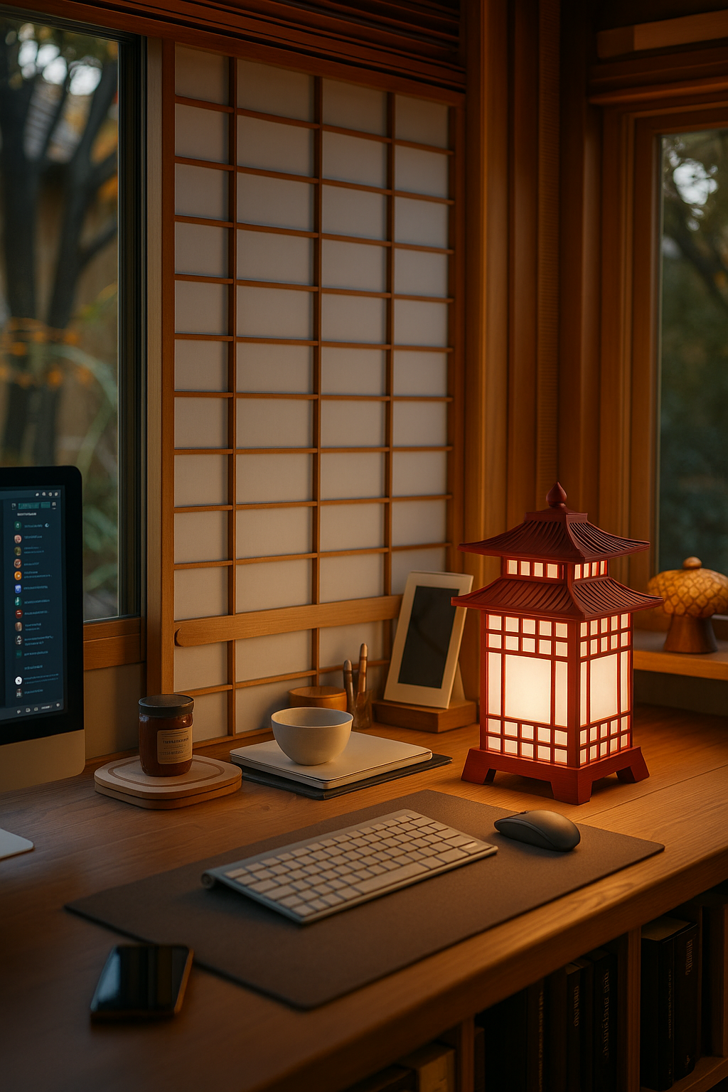 Japanese Table Lamp