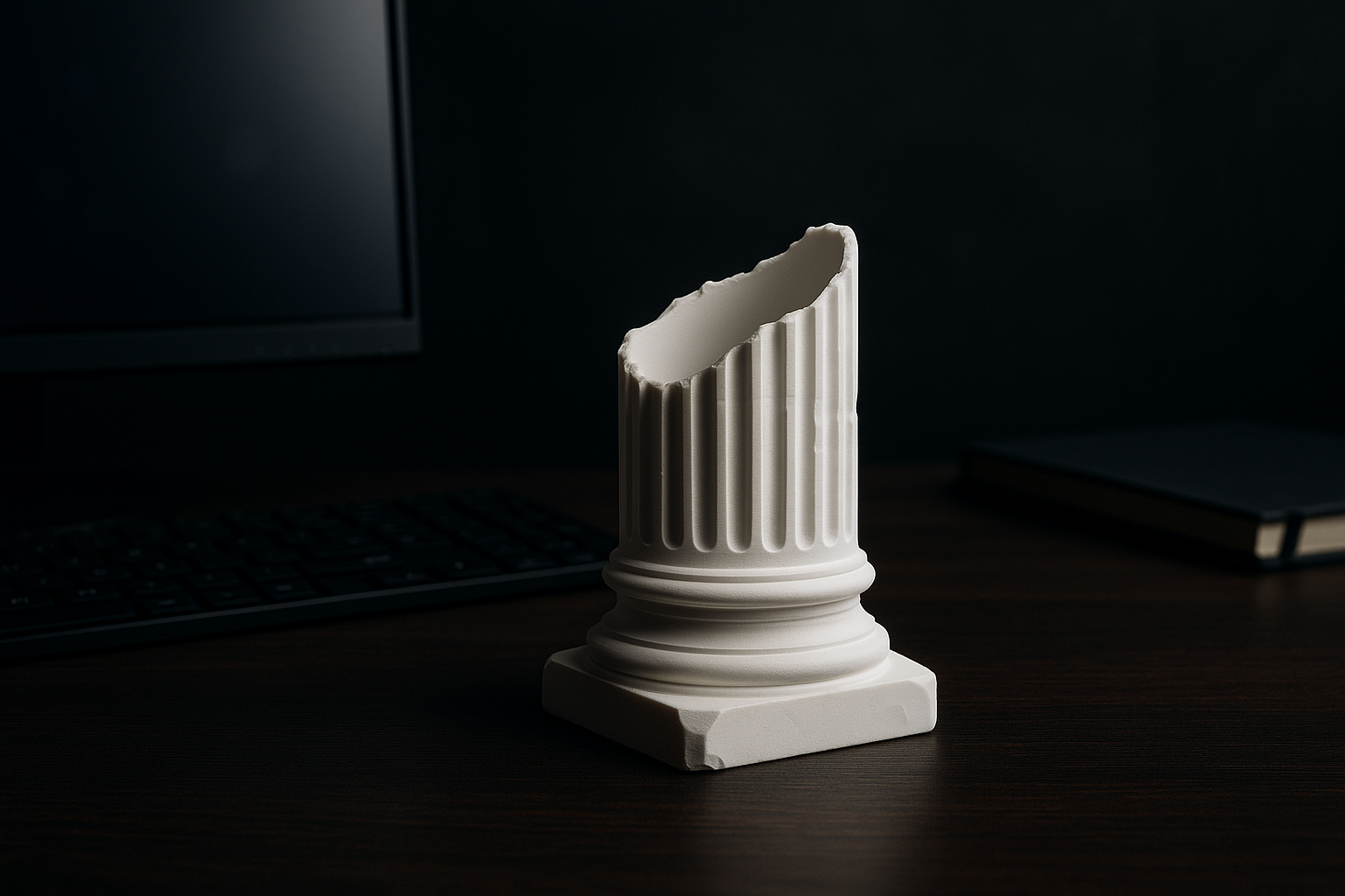 Roman Pillar Pen Stand