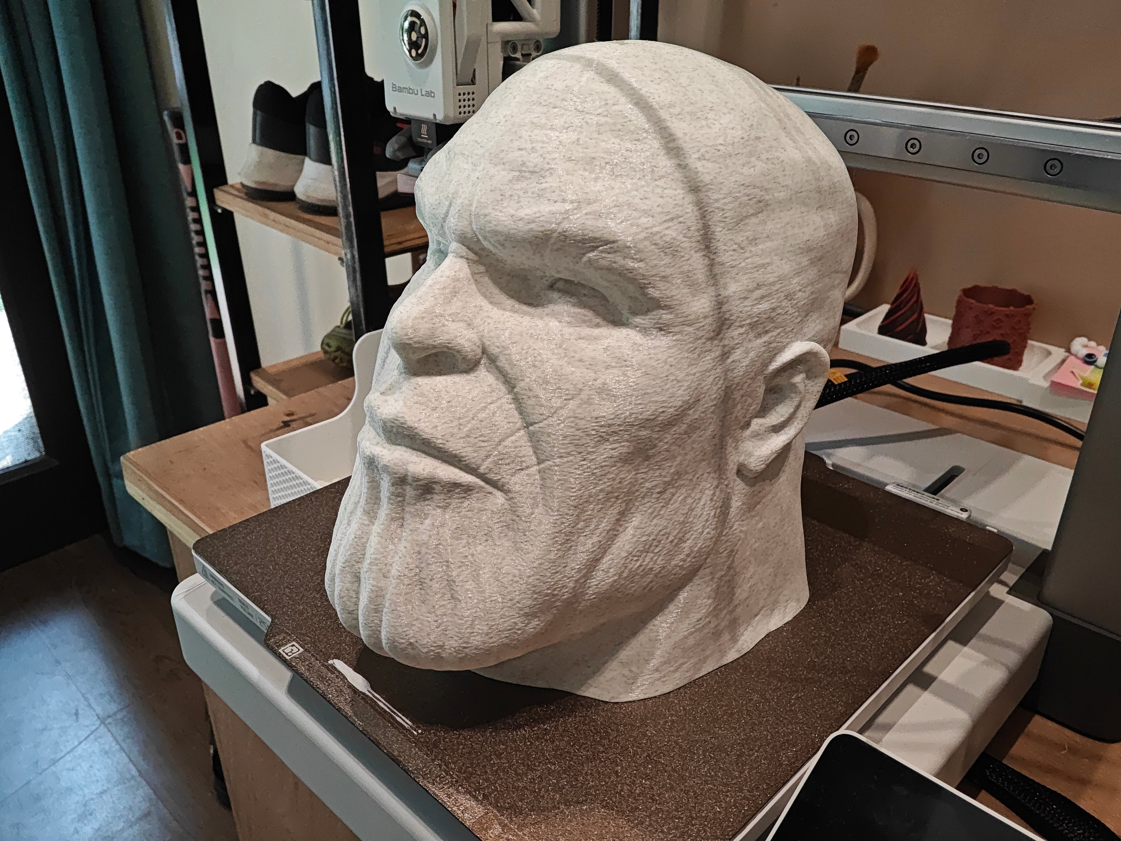 The Mad Titan Headphone Stand – Stone Finish