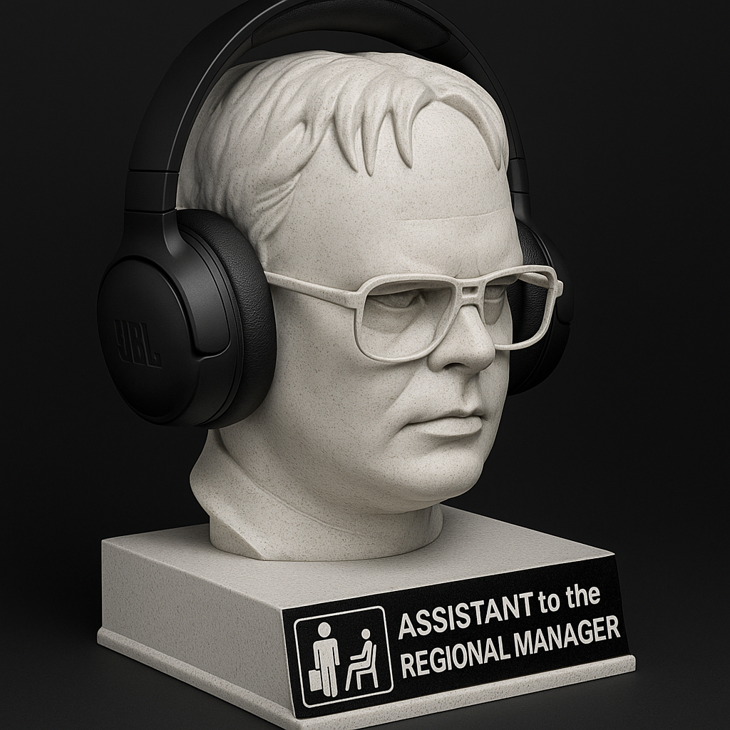 Dwight Schrute Headphone Stand – Assistant to the Regional Manager